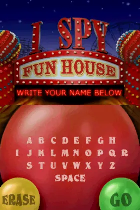 I Spy Fun House (USA) screen shot title